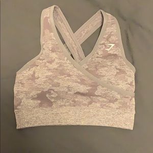Gymshark Camo seamless sports bra